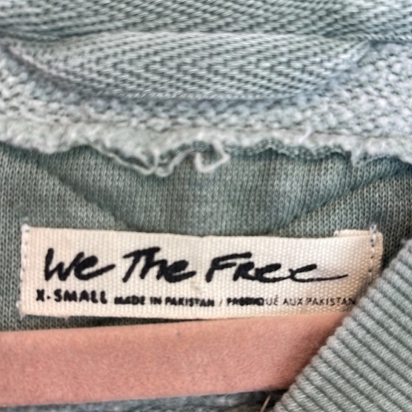 We the Free Washed Army Full Zip Sweatshirt - Picture 3 of 3